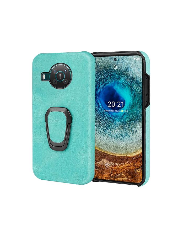 اس-توب جراب لهاتف Nokia X10 / X20 مزود بحلقة من البولي يوريثان - Image 1