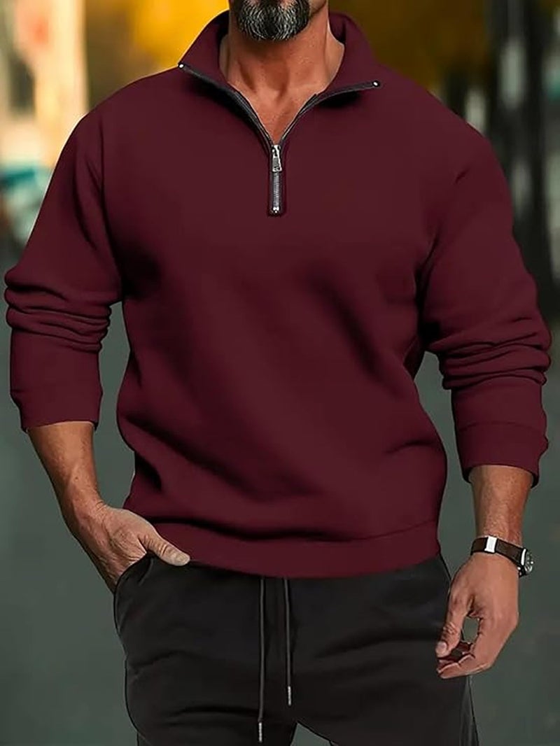 Lymio Hoodie|| Sweatshirt for Unisex || Unisex Hoodie and Sweatshirt (H-35-Marron-L) Maroon - Image 4