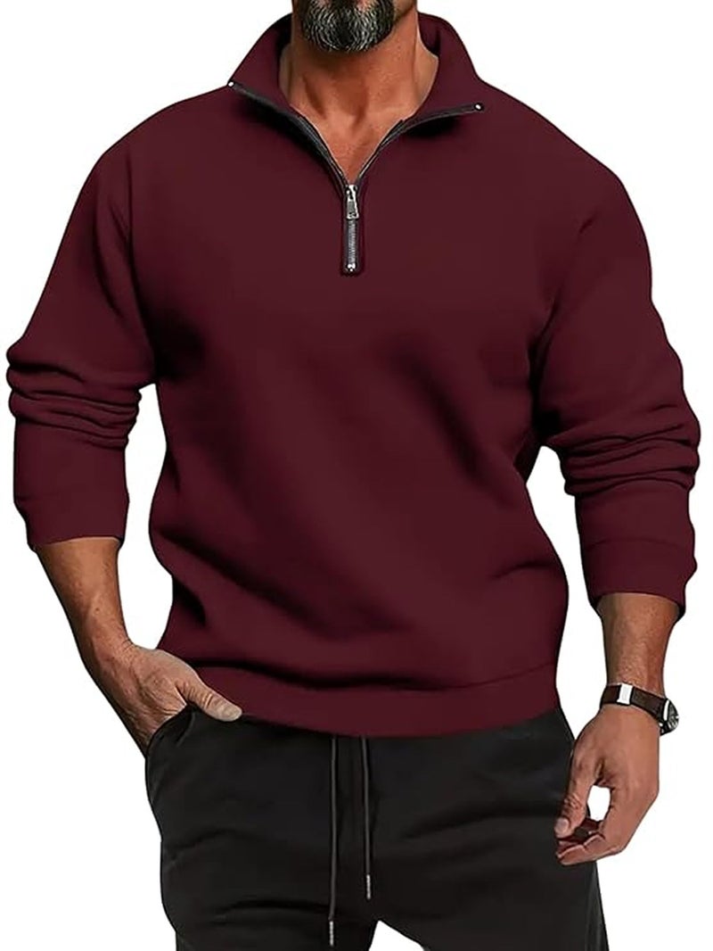 Lymio Hoodie|| Sweatshirt for Unisex || Unisex Hoodie and Sweatshirt (H-35-Marron-L) Maroon - Image 1