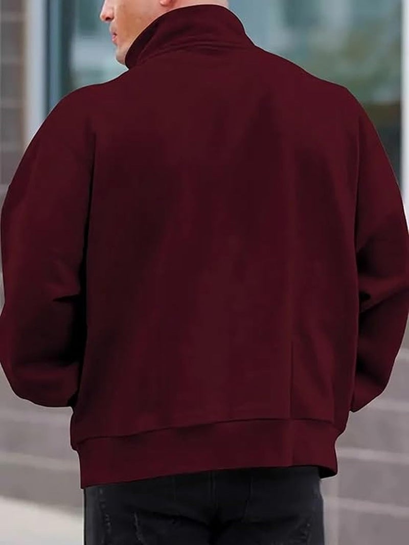 Lymio Hoodie|| Sweatshirt for Unisex || Unisex Hoodie and Sweatshirt (H-35-Marron-L) Maroon - Image 2
