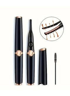 Rozino 1pc Intelligent Heated Eyelash Curler, 150mAh Rechargeable Lithium Battery, 3-Speed Adjustable, USB Charging, Portable Eye Makeup Styling Tool with Brush Head, Quick Curling & Beauty Enhancement  - Image 3