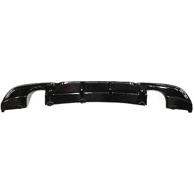 KUBYMOTO Rear Bumper Diffuser Lip for BMW E90 325i 335i M-Sport 2009-2012 Real Carbon Fiber - Image 4