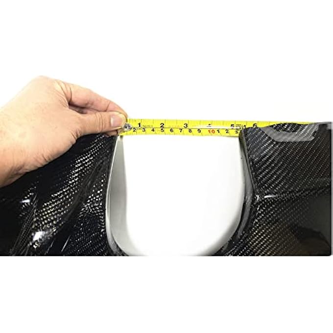 KUBYMOTO Rear Bumper Diffuser Lip for BMW E90 325i 335i M-Sport 2009-2012 Real Carbon Fiber - Image 3