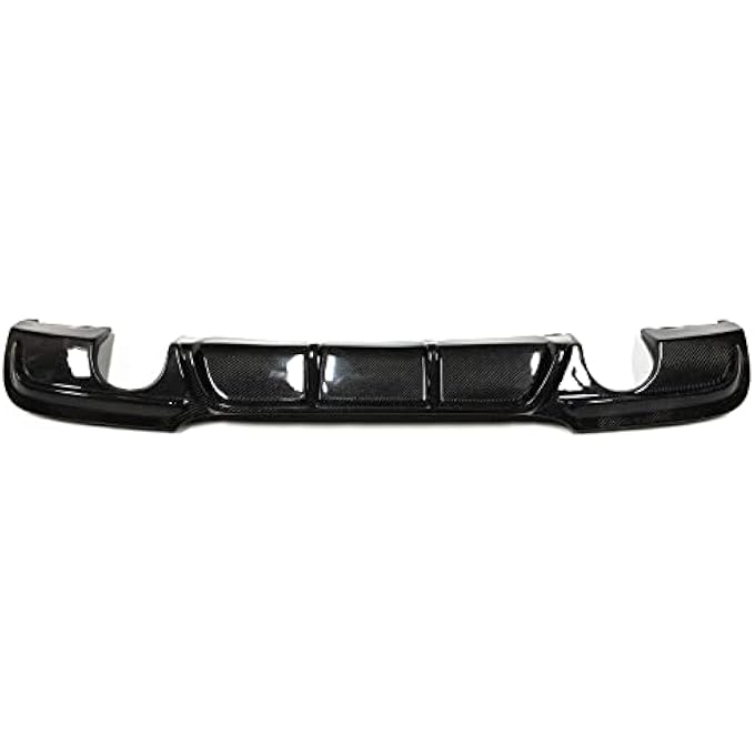 KUBYMOTO Rear Bumper Diffuser Lip for BMW E90 325i 335i M-Sport 2009-2012 Real Carbon Fiber - Image 1
