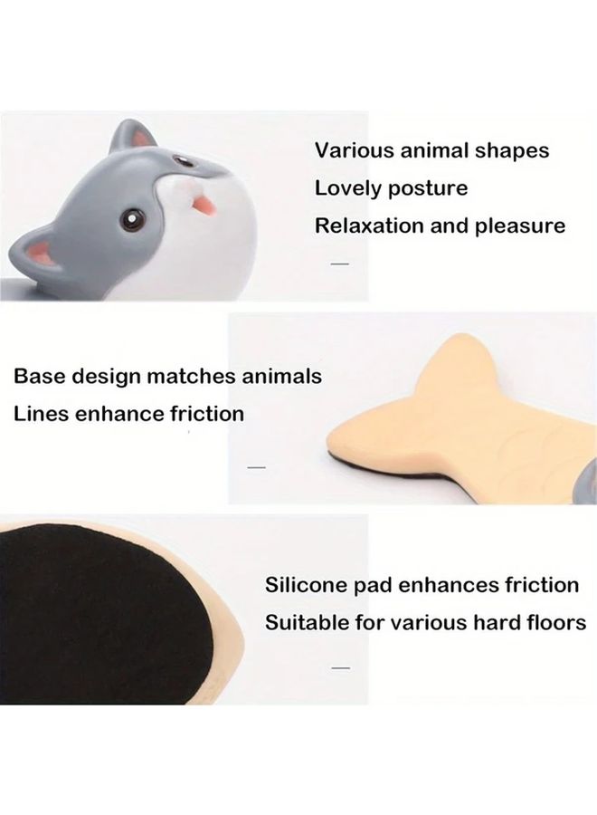 Adorable Hedgehog Door Stopper Cute Decorative Lightweight Plastic Home Decor Accessory - Image 5