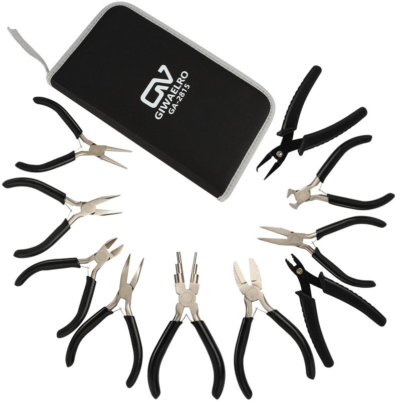 Giwaelro Jewelry Pliers Set 10 PCS Professional Pliers for Jewelry Making Repair and Wire Wrapping - Image 2