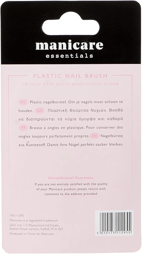 Manicare Plastic Nail Brush Hygienic Hand And Nail Cleaning Brush Scrubbing Brush To Clean Under Nail Dirt Grime And Grease Firm Strong Bristles For Use On Fingernails And Toenails - Image 5