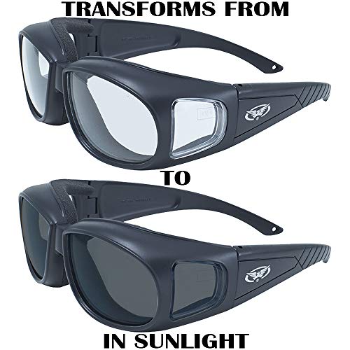 Global Vision Outfitter 24-Hour Motorcycle Riding Safety Sunglass Photochromic Lense ANSI Z87.1+ - Image 2