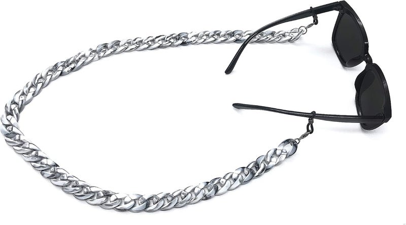 Decker Acrylic Eyeglass Chain Sunglasses Holder Eyewear Retainer Strap glasses hanging for Women - Image 1