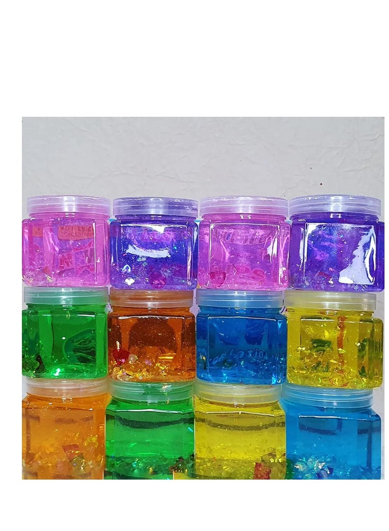 6 Pieces Of Crystal Mud Slime  MultiColored - Image 4