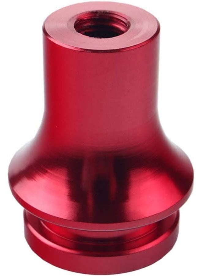 Dewhel Shift KNOB Boot Retainer/Adapter for Manual Gear Shifter Lever 10X1.25 (Red) - Image 1