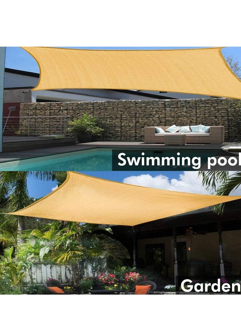 Generic Square Sunshade Sail Canopy - 185GSM Heavy Duty UV Block & Waterproof for Outdoors  - Image 3