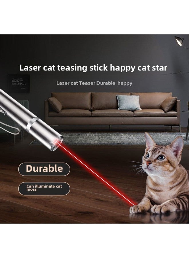 Cat Toy Laser Pointer Cat Ticker Infrared Cat Ticker USB Rechargeable Flashlight Self-hi Artifact Cat Supplies-Product Specifications:Usb Charging - Black Cat Claw + Laser 5 Pictures  - Image 3
