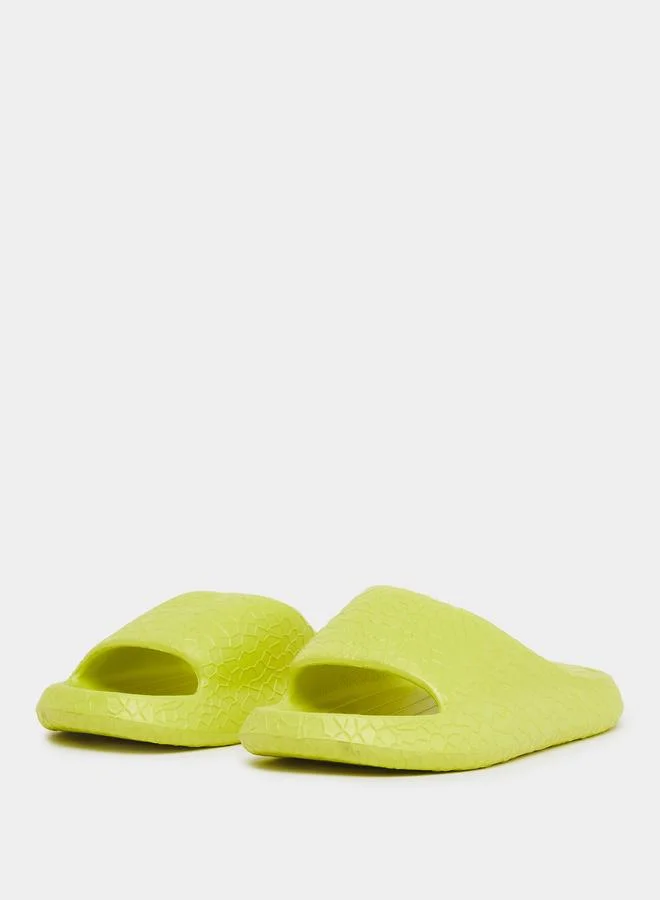 Take Two Solid Texture Anti-Slip Bathroom Slippers