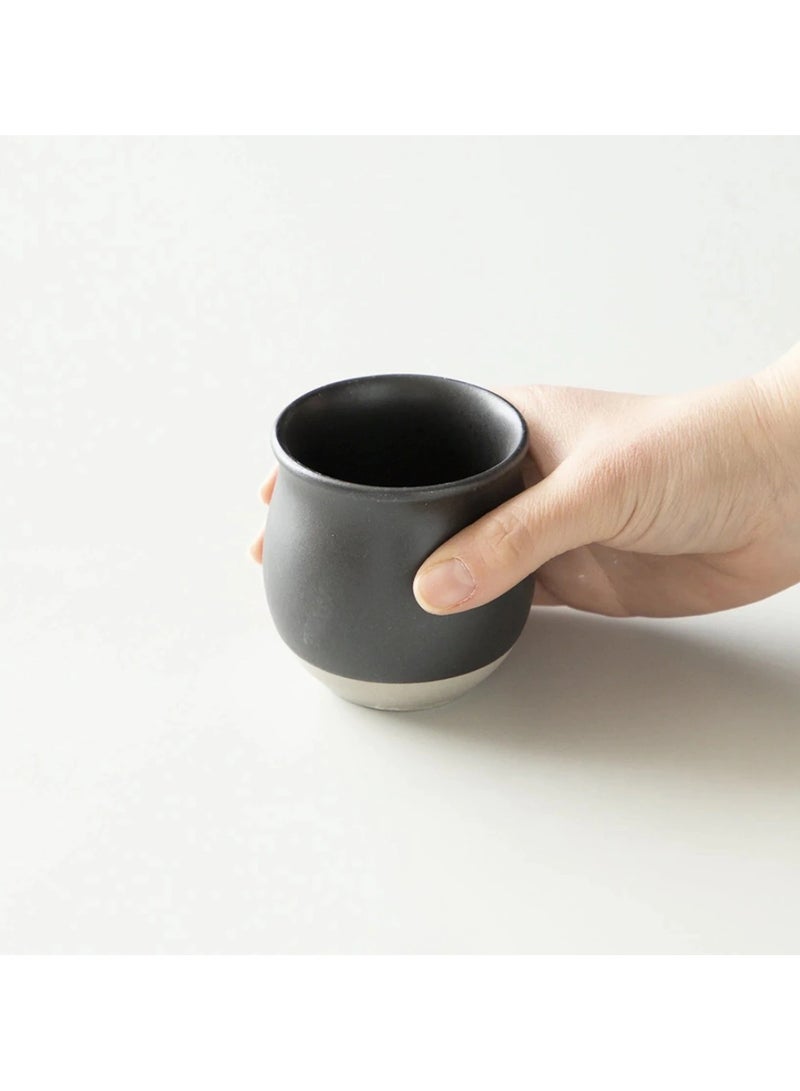 Origami Coffee Cups I Pinot Flavor Cup I Made of Porcelain I 200 ml I Black and White Color - Image 1
