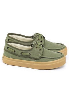 Perky Men's Casual Sneakers - Green Olive  - Image 1