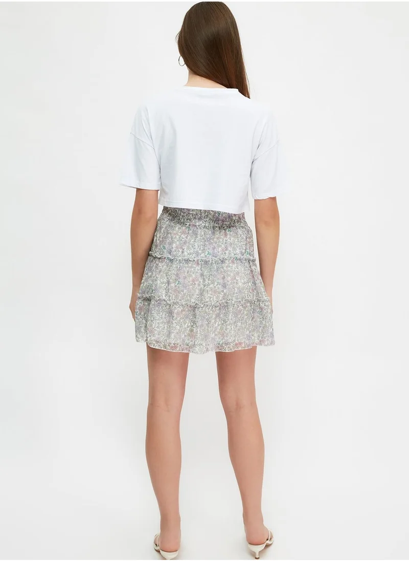 trendyol Knitted Mini Skirt