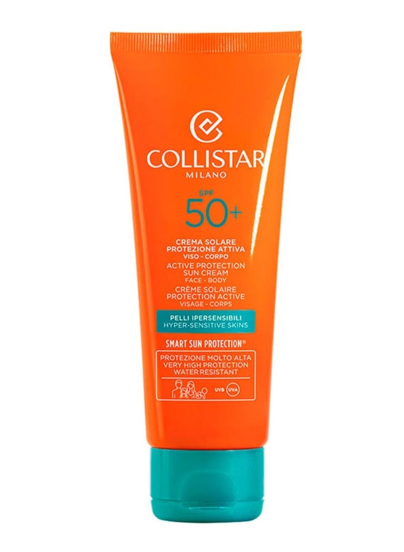 Collistar Active Protection Sun Cream SPF50+ Hyper-Sensitive Skin 100ml - Image 1