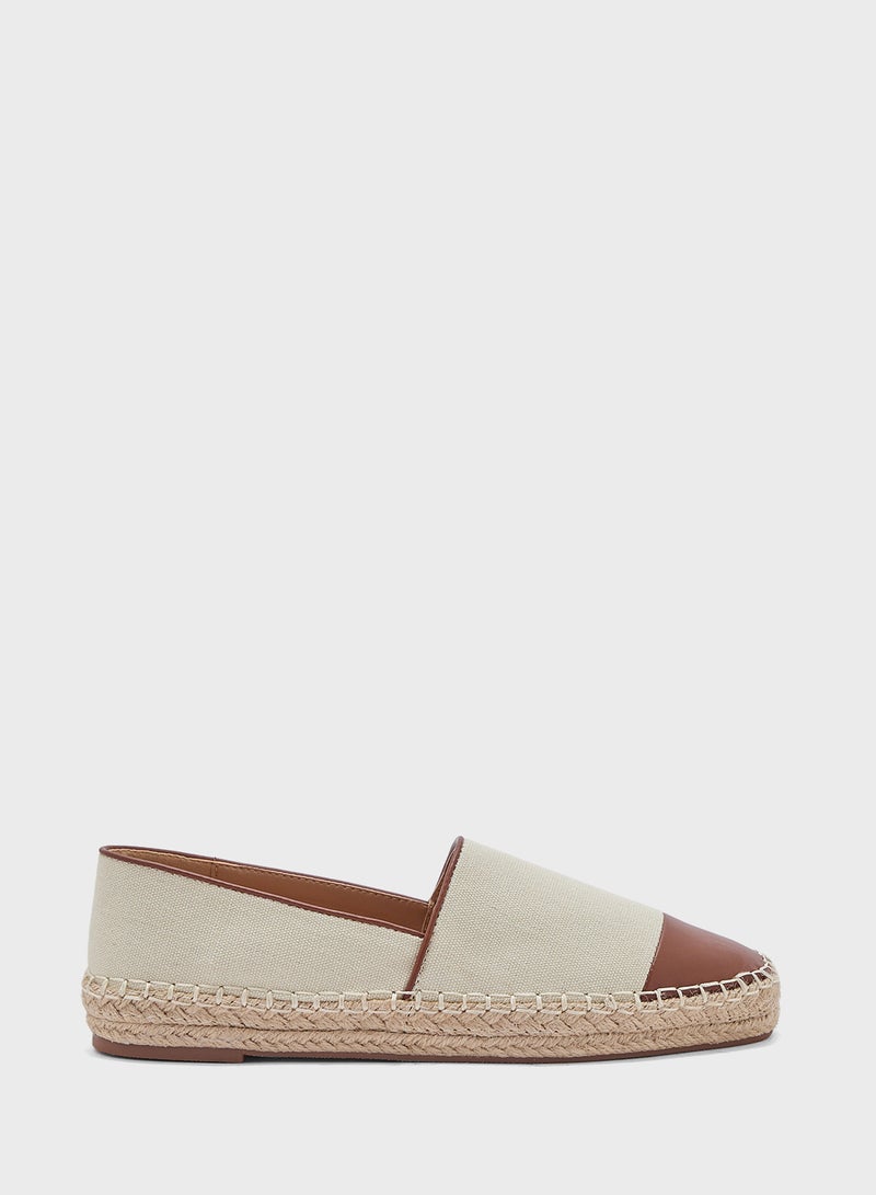 ELLA Contrast Panel Espadrille  - Image 1