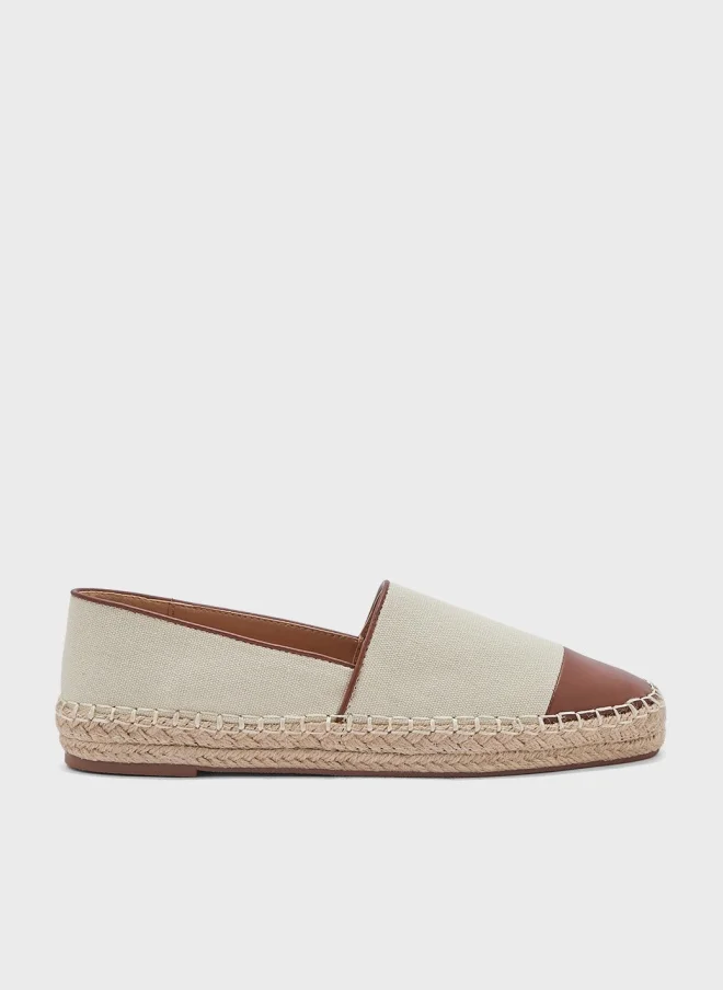 ELLA Contrast Panel Espadrille