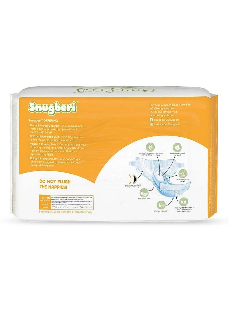 Snugberi Snugberi Tape Style Diapers, Size 2 Small, 30 Pieces, 4-7kg - Dermatologically Tested, Chlorine Free, Ultra Absorbent with Leak Protection  - Image 3