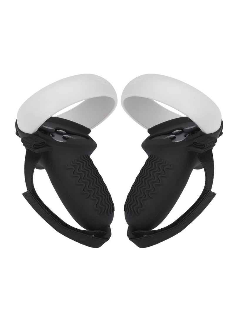 6 In 1 Protective Set for Oculus Quest 2 Headset Accessory Set VR Glasses Silicone Eye Mask Controller Handle Protective Cover - Image 3