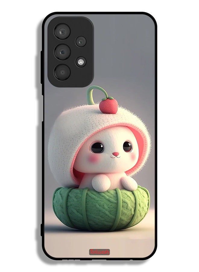Tolwak Samsung Galaxy A23 4G Protective Case Cover Cute Little Rabbit - Image 1