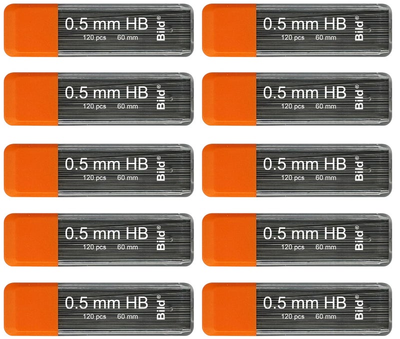 Bild Premium 1200 leads of 0.5mm Mechanical Pencil Lead Refills (HB Mega, 0.5 mm) - Image 1