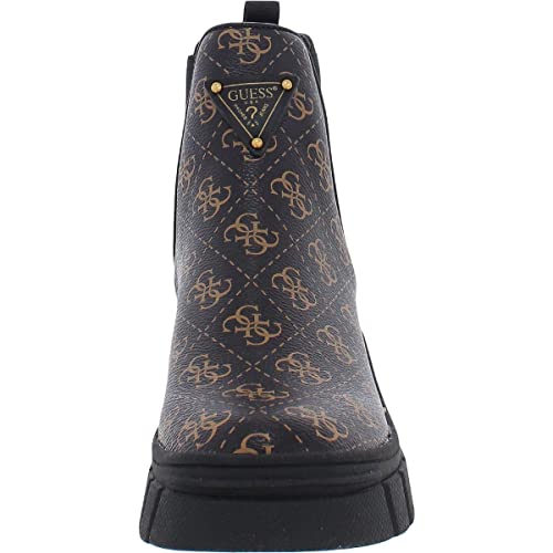 GUESS Women's HESTIA Ankle Boot, Brown 212, 8.5 - Image 4