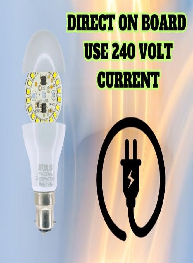 UNIVERSAL HUB 9W Dob 15Pcs Direct On Board High Brightness Led BULB For Bedroom,Kitchen,Bathroom Etc, B22D, COOL White LIGHT - Image 4