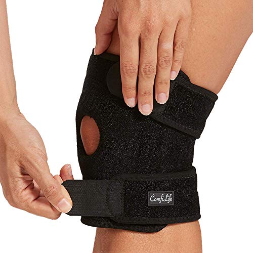 ComfiLife Knee Brace for Knee Pain Relief ââ‚¬â€œ Neoprene Knee Brace for Working Out, Running, Injury Recovery ââ‚¬â€œ Side Stabilizers ââ‚¬â€œ 3 Point Adjustable Compression ââ‚¬â€œ Open Patell - Image 1