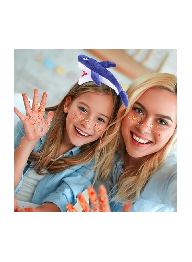 Loquat Shark Costume Headband, Animal Cosplay Headwear for Party(2pcs) - Image 5