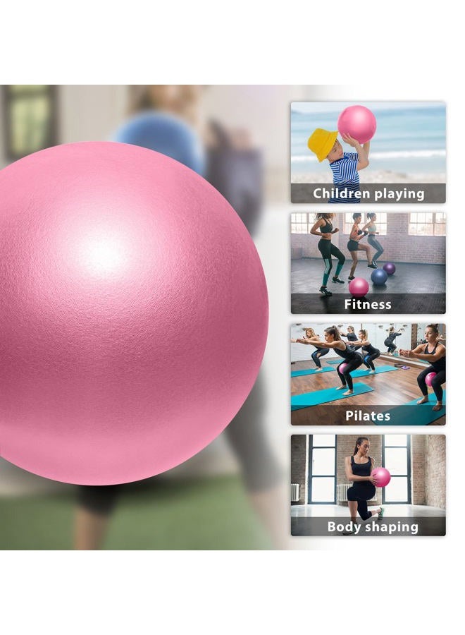 Cikyner Soft Pilates Ball, Small Exercise Ball 23-25cm Mini Gym Ball with Inflatable Straw, Suitable for Pilates, Yoga, Full body Training, Physical Therapy and Balance improving at Home, Gym & Office - Image 4