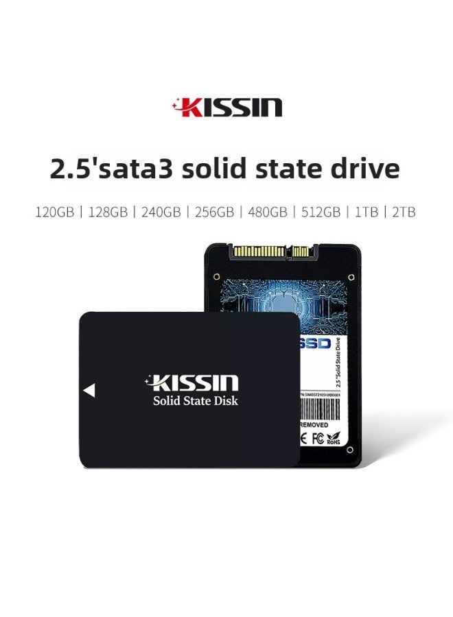 Solid State Hard Disk 2.5 Inch SATA3.0 Interface 2TB Desktop Computer Notebook SSD Hard Disk 1TB Large Capacity-Capacity:1TB - Image 1