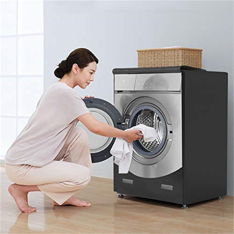 STARTWO Washer/Dryer Cover,Washer and Dryer Coversï¼ŒWashine Machine Cover for Waterproof and Dustproof Thickening Front-Loading Machineï¼ŒWasher Cover Fit for Most Front-loading Washer (black) - Image 5