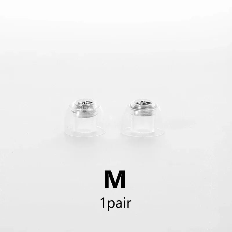 Shanling Se100 HiFi Silicone Eartips Protective Case for In-Ear Headphones, White M - Image 1