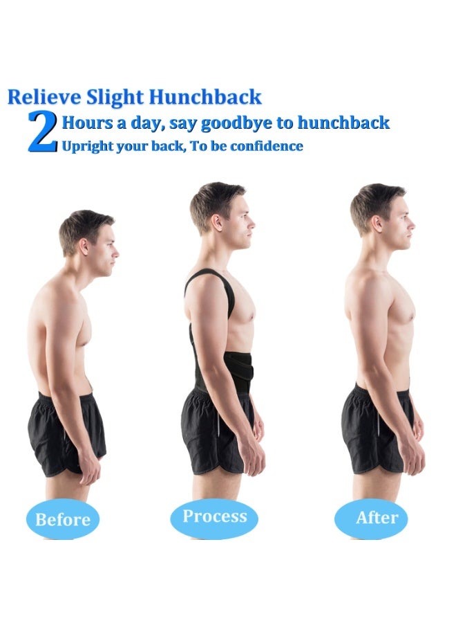 Posture Corrector for Men & Women - Adjustable Back Brace Full Support - Comfortable Straightener to Relieve Back Pain & Achieve Elegant Design - Image 3