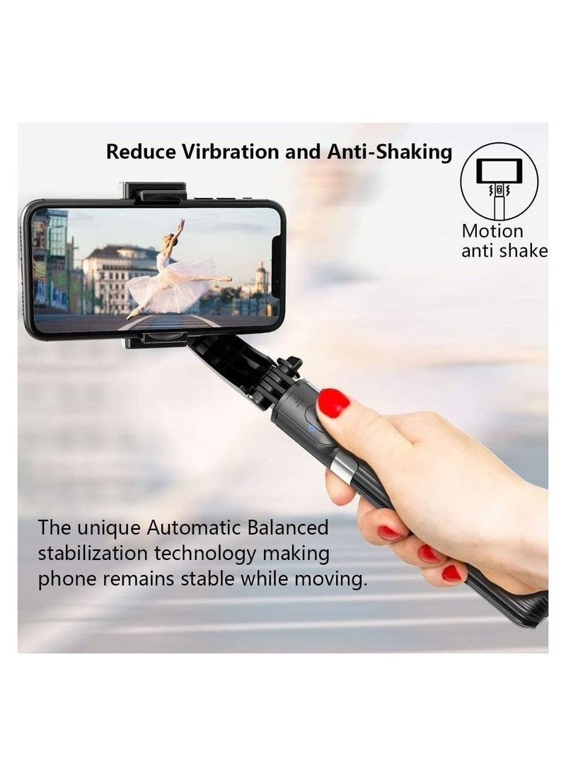 Raxoom 3 in 1 Phone with Bluetooth Wireless Remote, Portable Selfie Stick Gimbal Stabilizer for Smartphone - Image 2