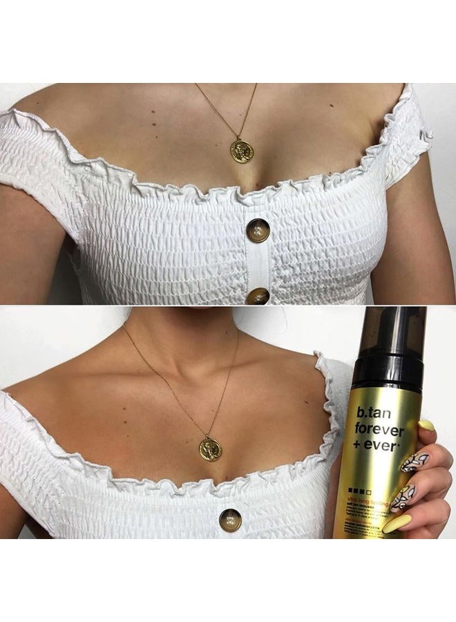 b tan ب.تان موس ذاتي التسمير طويل الأمد & قفاز | حزمة للأبد - موس التسمير بدون شمس يدوم حتى 11 يومًا، قفاز تطبيق التسمير الذاتي، تسمير في ساعة واحدة، تسمير سريع، بدون رائحة اصطناعية، 6.7 أونصة سائلة - Image 5