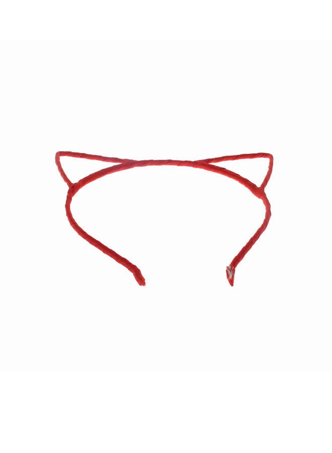 NIBEMINENT Cute Cat Ears Hair Hoop Pink 16 x 15cm  - Image 2