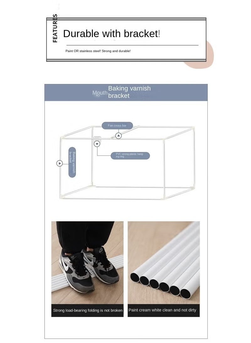 HOMESTAR Bed Canopy Tents Curtain Blackout Curtain Single Bed Tent Curtain Student Shading Cloth Bed Canopy Mosquito Net Student Sleep Privacy Protection - Image 5