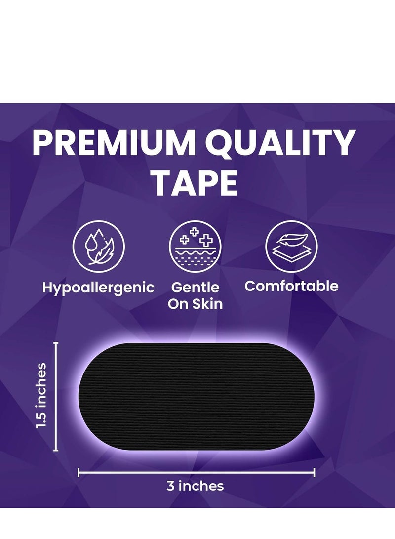 Generic 60 Pack Nighttime Sleep Tape Patch, Comfort Sleeping Strip Patches, Breathable Adhesive Cotton Mouth Tape, Pain Free Removal Latex Free, Gentle On Skin  - Image 2