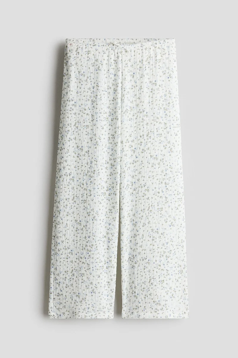 H&M Textured jersey trousers
