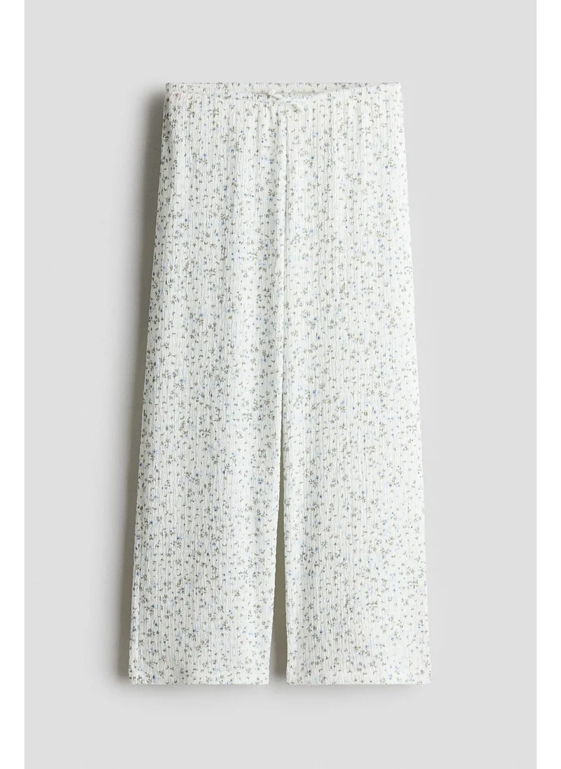 H&M Textured jersey trousers