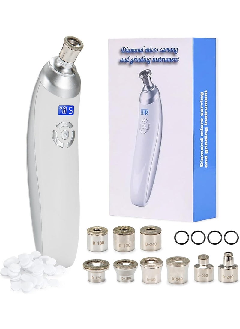UNOISETION - Diamond Microdermabrasion Machine Portable Microdermabrasion Tool for Skin Exfoliation  Blackhead Removal Facial Skin Care Device for Home Use - Image 1
