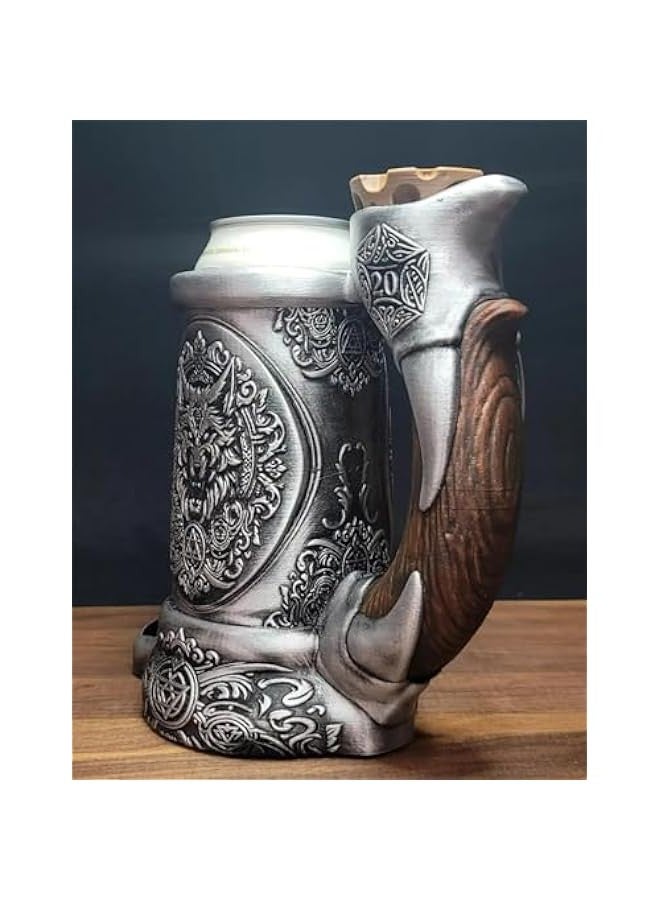 Wolf Bite Dice Tower Mug Set, Tower Mug with Dice Box Storage, Special Storage for DND Cups (12 Oz), DND Accessories  - Image 3
