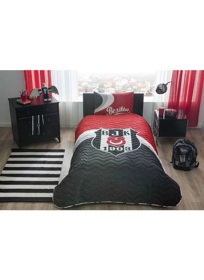 Taç Beşiktaş Logo Licensed Bedspread Set Single