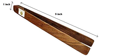 ARMAN SPOONS Believe in Quality Teak Wood LadlesSpoonsWhisksMasherTongHandle Spatula for Cooking Serving Thick Long Sturdy Large Set of 7 - Image 3