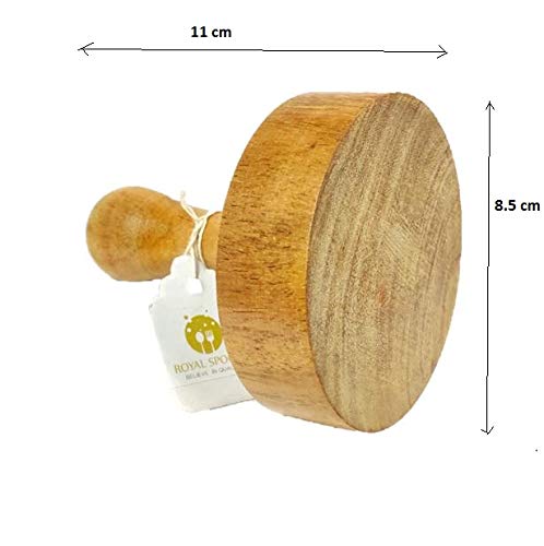 ARMAN SPOONS Believe in Quality Teak Wood LadlesSpoonsWhisksMasherTongHandle Spatula for Cooking Serving Thick Long Sturdy Large Set of 7 - Image 5