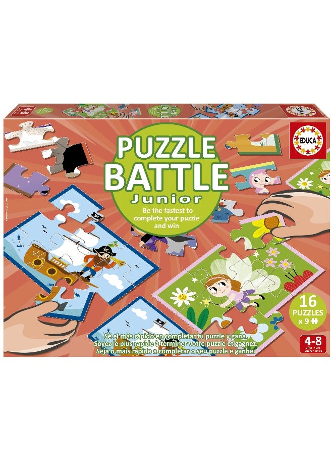 EDUCA Puzzle Battle Miscellaneous – Authentic 144-Piece Puzzle Game for Ages 4+ | Challenge, Fun & Learning - Image 1